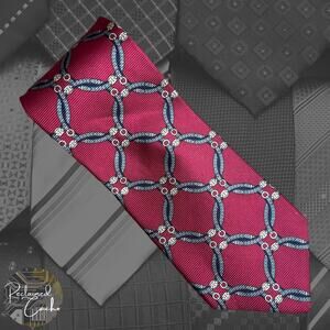Red Interlocking Belt Tie